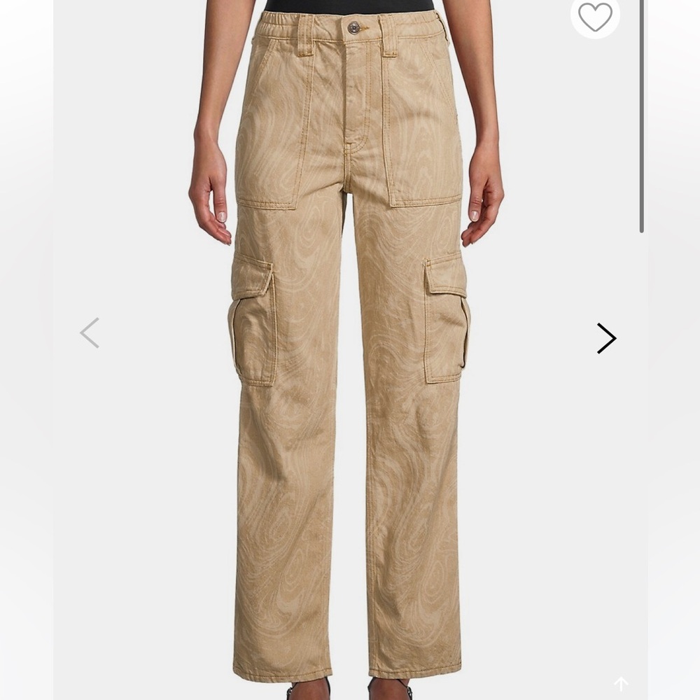 BDG Tan Trousers Casual Cotton Blend